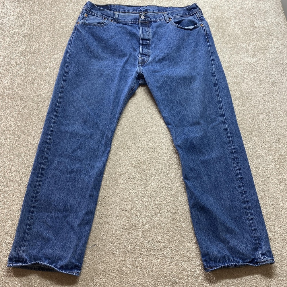 Levis 501 Jeans Mens 40x30 Straight‎ Leg Button Fly Classic Denim